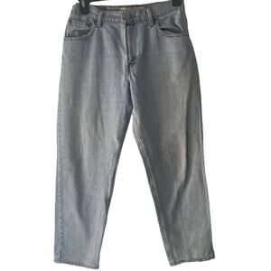 Levi's 550 Vintage Women's Size 10 Crop Gray Light Wash High Rise Straight Jeans